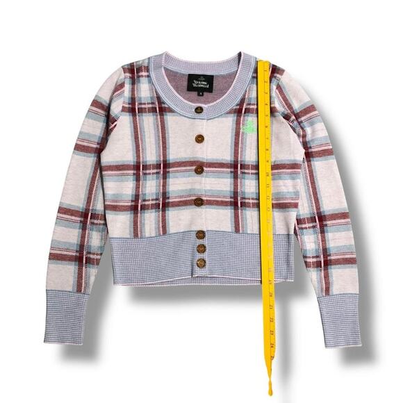 Vivienne Westwood Plaid Cardigan - Picture 3 of 4